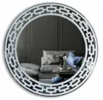 Apex Round LED Mirror | Touch Dimmable 3-Color Vanity