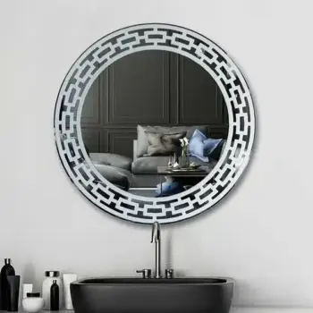 Apex Round LED Mirror | Touch Dimmable 3-Color Vanity