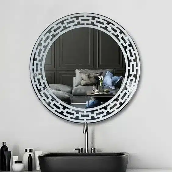 Apex Round LED Mirror | Touch Dimmable 3-Color Vanity Apex Round LED Mirror | Touch Dimmable 3-Color Vanity