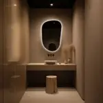 Bellemoor Irregular 3-Color LED Mirror