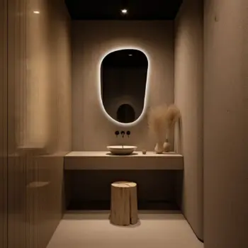 Bellemoor Irregular 3-Color LED Mirror