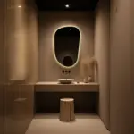 Bellemoor Irregular 3-Color LED Mirror