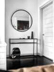 Onyx Round Metal Mirror - Anodized & Matte Finish