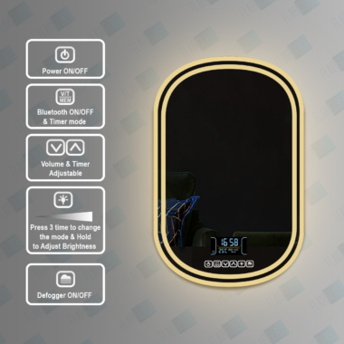 Top 5 LED Mirror Shapes for Modern Bedroom Design