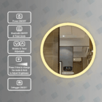 Premium LED Bathroom Mirror | Saint-Gobain Glass | lightmirror.in