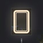 Dual Color Duo Glow LED Mirror for Bathroom – Rectangular