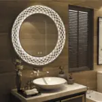 Cadence Round LED Bathroom Mirror (3 Lights) | Dimmable