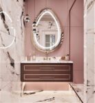 Calmas Irregular 3-Color LED Mirror