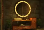 Camyra Round LED Mirror (3 Lights) - Dimmable Vanity Mirror