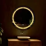 Camyra Round LED Mirror (3 Lights) – Dimmable Vanity Mirror