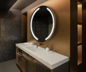 Carminda Round LED Mirror | Dimmable Lighting - Bathroom Mirror | LightMirror.in