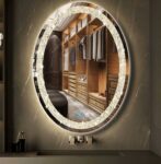 Casmer Crystal Oval 3-Color LED Mirror