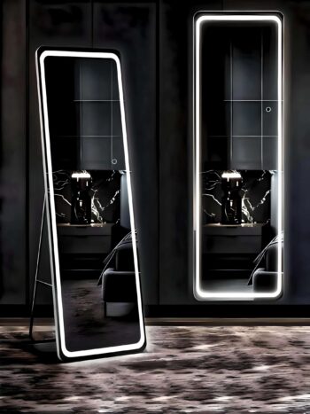 Chic LED Standing Mirror - HD Imported Belgium & HiLight Illumination