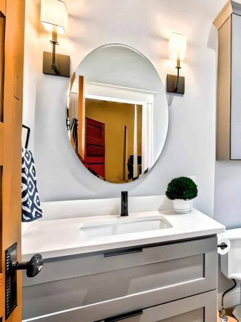 Round Bathroom Mirror - Clear Vision & Luxury Design