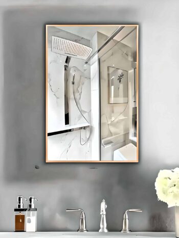 Classical Aluminium Mirror Frame - Anodized & Waterproof