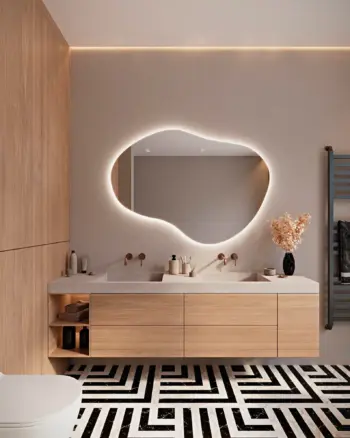 Colton Irregular 3-Color LED Mirror