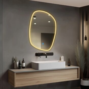 Connectededgeglow Ledbathroommirror Warmwhitelight Oval01copy 1.jpeg | LightMirror.in