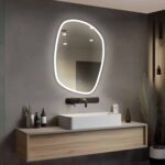 Natural Edge Glow LED Bathroom Mirror – Oval