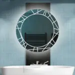 Coston Round LED Mirror | 3-Color Touch Dimmable Vanity