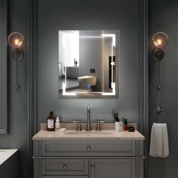 Cutedgecornerglow Ledbathroommirrornaturalwhitelight Rectangular 1.jpeg | LightMirror.in