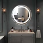Moon Disc Duo Edged-LED Mirror for Bathroom