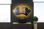 Delmar Vanity LED Mirror – Customizable Sizes & Lighting