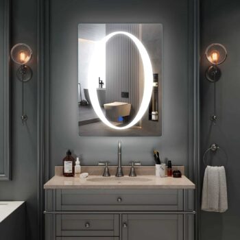 Ellipticalmoonshine Ledbathroommirror Naturalwhitelight Rectangular 1.jpeg | LightMirror.in