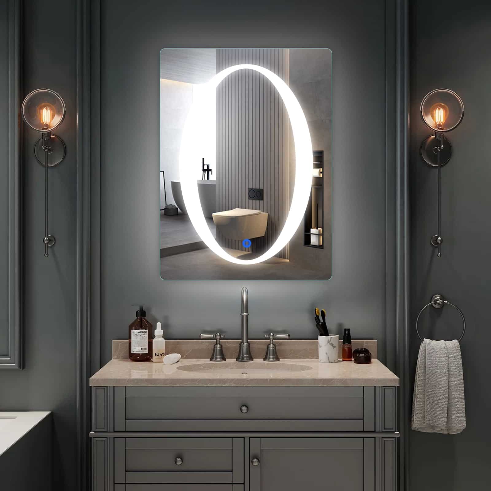 Ellipticalmoonshine Ledbathroommirror Naturalwhitelight Rectangular 1.jpeg | LightMirror.in Ellipticalmoonshine Ledbathroommirror Naturalwhitelight Rectangular 1.jpeg | LightMirror.in