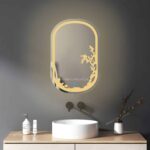 Warm Glow Belgium Glass LED Mirror | Touch Sensor