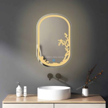 Warm Glow Belgium Glass LED Mirror | Touch Sensor