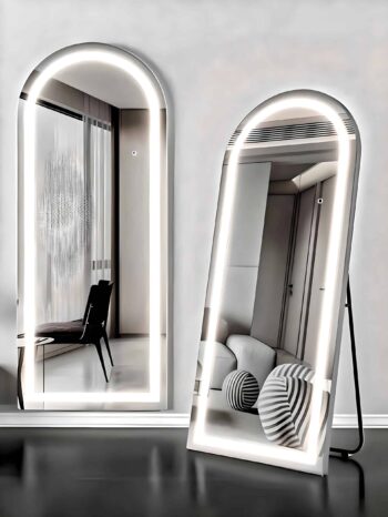 Exquisite Standing LED Mirror - HD Belgian