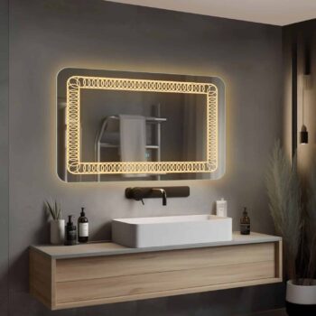 Floraconnectsunwireglow Rectangularledmirrorforbathroom Warmwhitelight02 1.jpeg | LightMirror.in