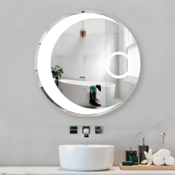 Franciska Round LED Mirror | 3-Light Dimmable Wall Vanity