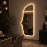 Full Length Slim LED Wall Mirror 3 Light Modes Natural, Warm & Cold White1