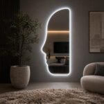 Full Length Slim LED Wall Mirror 3 Light Modes Natural, Warm & Cold White1
