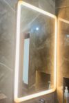 36×24 Inches Copper LED Light Mirror with Warm White Lights – Premium Modern Design by LIGHTMIRROR.IN