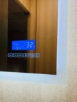 Tech-Pro Bluetooth LED Mirror | Rectangular Halo | Temperature Display | Lightmirror.in