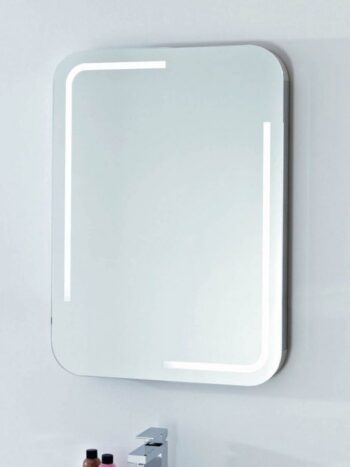 square curved corner led mirror