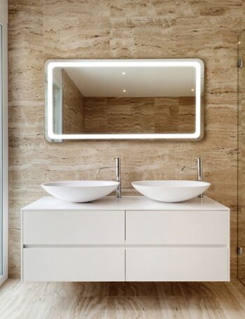 30x42 Inches Contemporary LED Light Mirror with 5-Year Warranty – Premium Syska/Philips LED | LightMirror.in