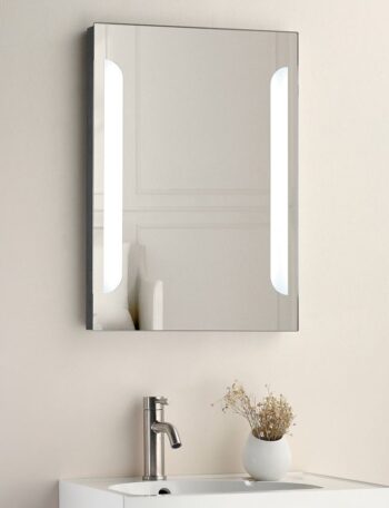 36x24 Inches Premium LED Light Mirror with 5-Year Warranty – Modern White Design | LightMirror.in