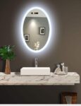 36 x 24 Inch Vertical LED Mirror – White Light Contemporary Wall Mirror