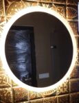 Outer forsted mirror