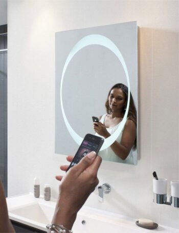 LED mirror with smart features
