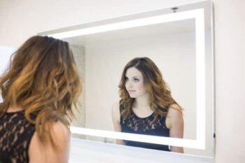 rectangle led mirror