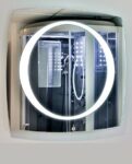 CircleGlow LED Mirror | Square Frame, Circular Ring | Lightmirror.in