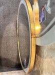 TriGlow Golden LED Mirror | 3-Color LED | Lightmirror.in
