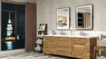 Gerland Black Frame LED Mirror | 3-Tone Rectangular Vanity