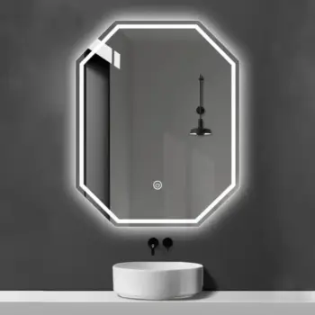 Gizell Irregular 3-Color LED Mirror