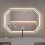 Gizell Irregular 3-Color LED Mirror