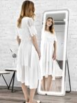 Trendy Standing LED Mirror – HD Imported Belgium Glass